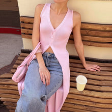 Load image into Gallery viewer, Pink &amp; Knitty Top