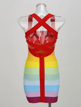 Load image into Gallery viewer, Skittle Bandage Dress (PREORDER ONLY)