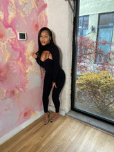 Load image into Gallery viewer, Black Out Jumpsuit Set