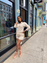 Load image into Gallery viewer, Caramel Latte Linen Short Set