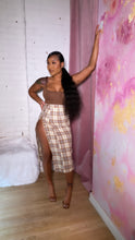 Load image into Gallery viewer, Armani Plaid Midi Skirt
