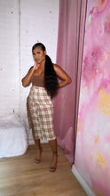 Load image into Gallery viewer, Armani Plaid Midi Skirt
