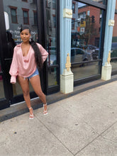 Load image into Gallery viewer, Honey Satin Blouse