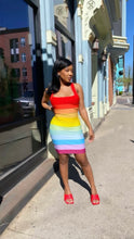 Load image into Gallery viewer, Skittle Bandage Dress (PREORDER ONLY)