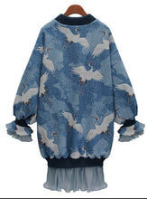 Load image into Gallery viewer, Swan Denim Dress (PREORDER)